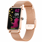 Montre connectée femme avec appels Bluetooth – Écran tactile HD de 1,45 pouce – Étanche IP67 – Jusqu'à 7 jours d'autonomie