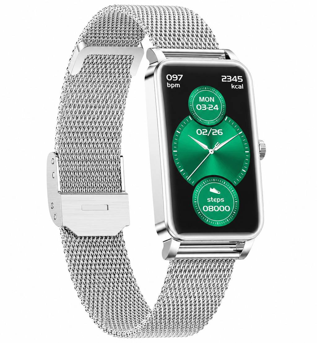 Montre connectée femme avec appels Bluetooth – Écran tactile HD de 1,45 pouce – Étanche IP67 – Jusqu'à 7 jours d'autonomie